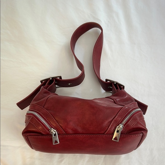 Bershka Handbags - Cherry red leather bag